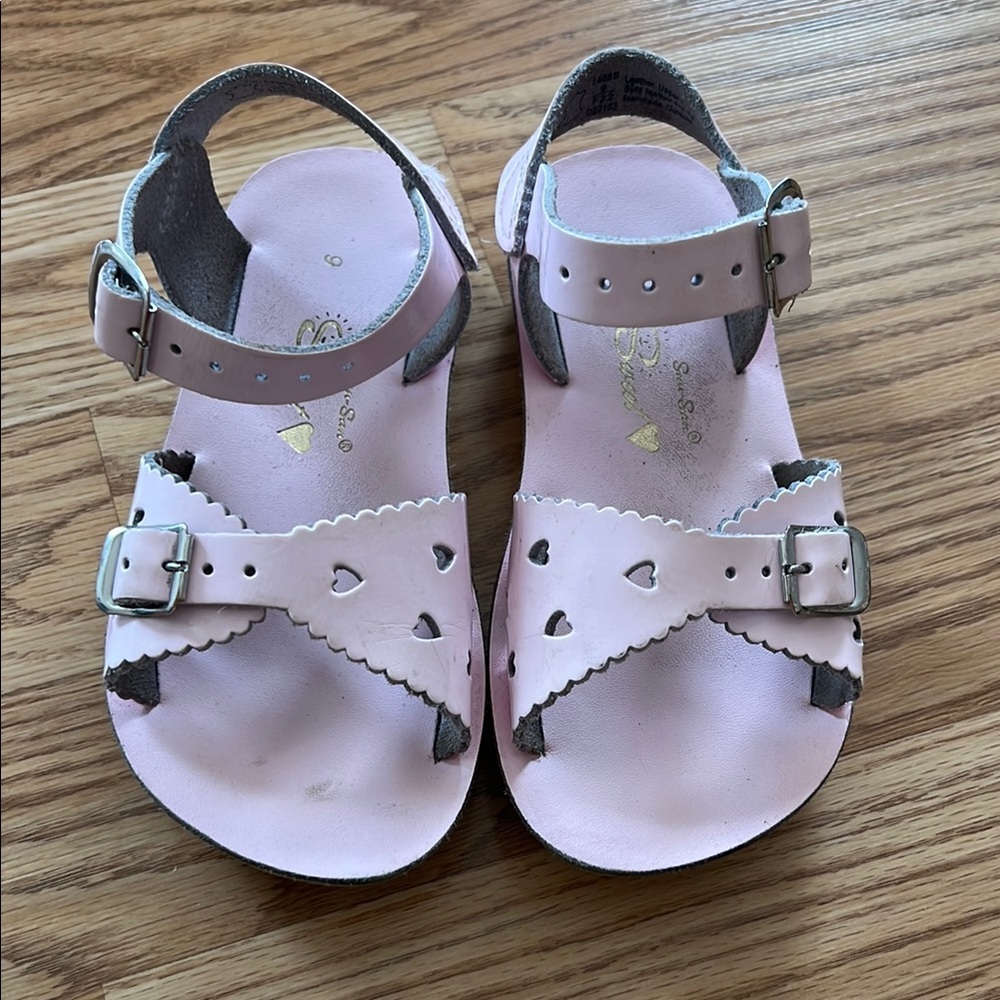 Toddler/kids pink sun san sweetheart sandals